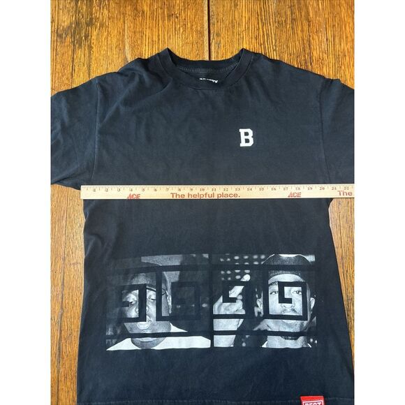 Breezy Excursion Best T Shirt Black Tupac Notorious BIG Mens L Large 90s Rap - Picture 10 of 16